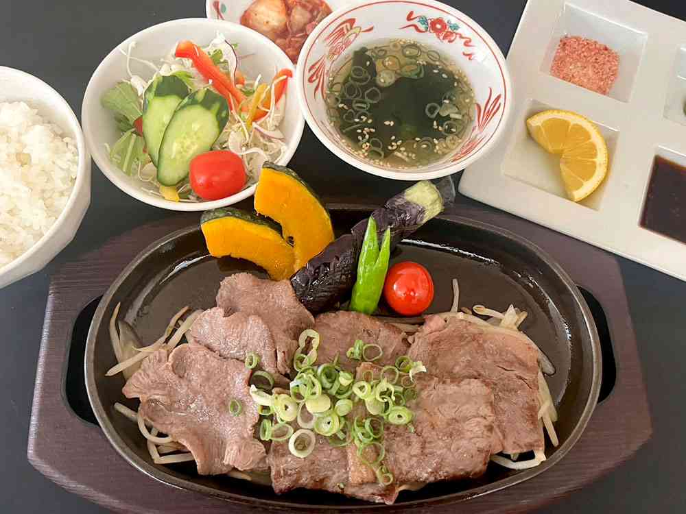 牛タン国産牛ロースの焼肉定食